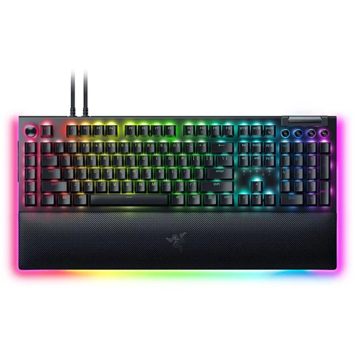 Razer BlackWidow V4 Pro (Green Switch) Vezetékes Mechanikus Gaming Billentyűzet - DE (RZ03-04680400-R3G1)