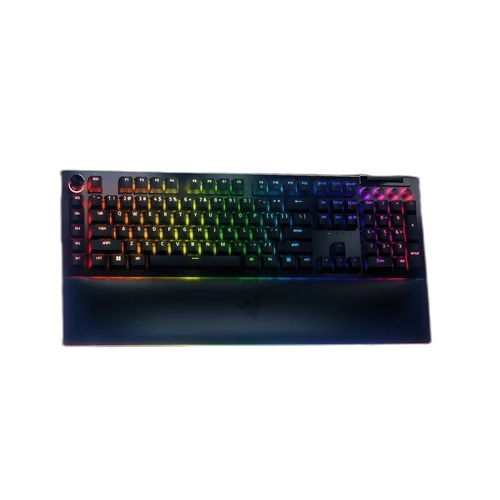 Razer BlackWidow V4 Pro US (RZ03-04680100-R3M1) Green Switch Gamer Billentyűzet