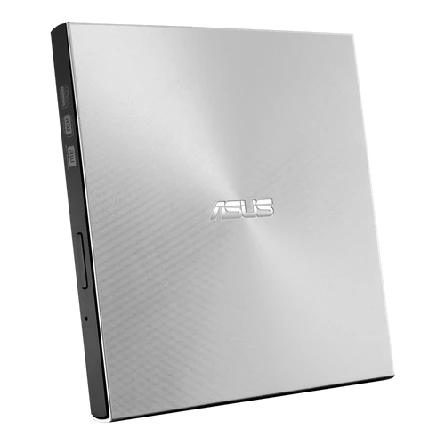 Asus ZenDrive U9M (SDRW-08U9M-U) ezüst ultravékony, hordozható 8-szoros DVD-író USB Type-C kábellel