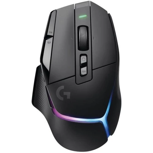 Logitech G502 x Plus Black Vezeték nélküli gaming optikai egér, Fekete (910-006162)