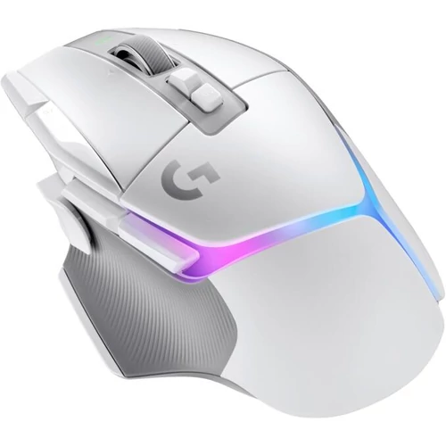 Logitech G502 x Plus White Vezeték nélküli gaming optikai egér, fehér (910-006172)
