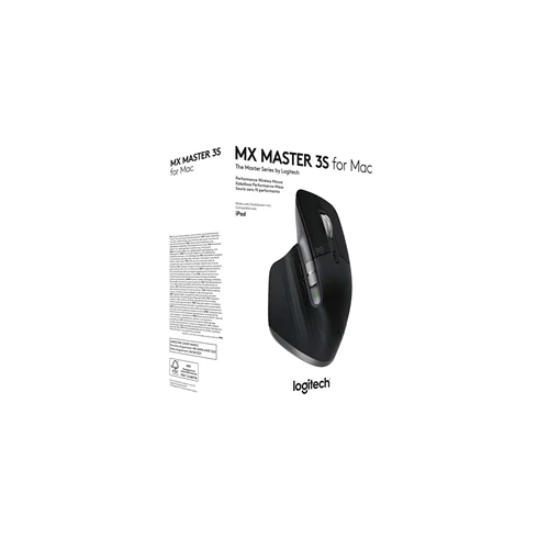 Logitech MX Master 3S For Mac Space Gray vezeték nélküli bluetooth egér (910-006571)