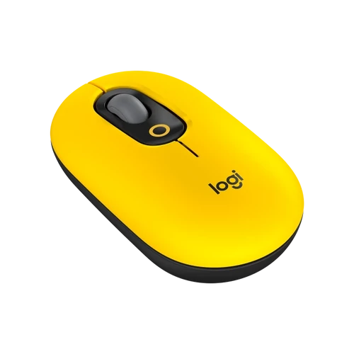 Logitech POP Blast vezeték nélküli Bluetooth egér - sárga-fekete (910-006546)