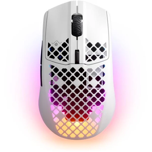 SteelSeries Aerox 3 Wireless 2022 Snow Edition vezeték nélküli optikai gaming egér Fehér (62608)