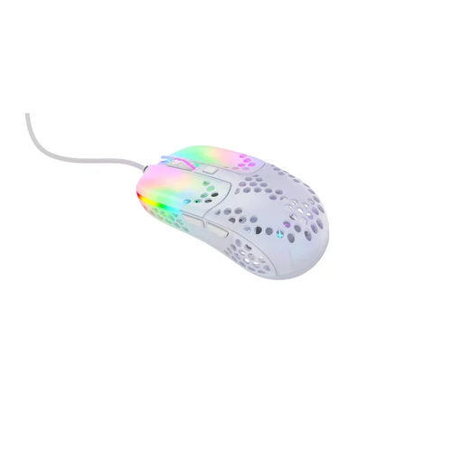XTRFY MZ1 – White Rail RGB Optikai Gamer Egér Fehér (‎MZ1-RGB-WHITE-TP)