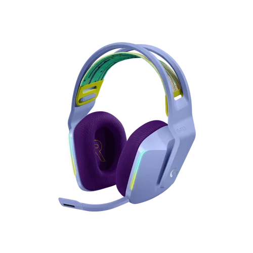 Logitech G733 Lightspeed Wireless RGB lila Vezeték nélküli gaming fejhallgató (981-000890)