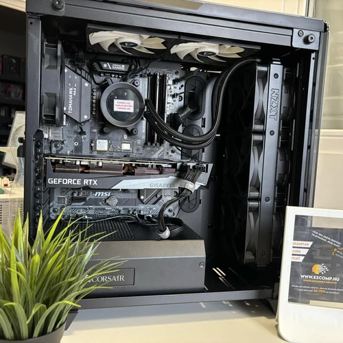 EZCOMP Crystal Gaming PC - MSI B450 TOMAHAWK MAX , AMD Ryzen 9 5900X , 16GB DDR4, GIGABYTE GeForce RTX 3070 8GB, 1TB SSD, 850W 80+ GOLD Tápegység