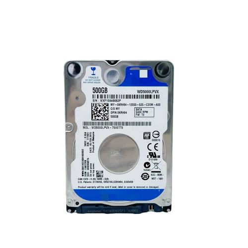 Western Digital WD Blue 2.5 500GB 5400rpm 8MB SATA3 HDD (WD5000LPVX)