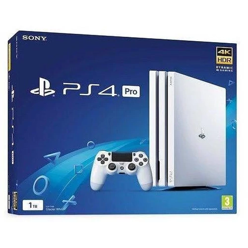 Sony PlayStation 4 Pro Glacier White 1TB (PS4 Pro 1TB) Játékkonzol + Ajándék Dokkoló töltőállomás