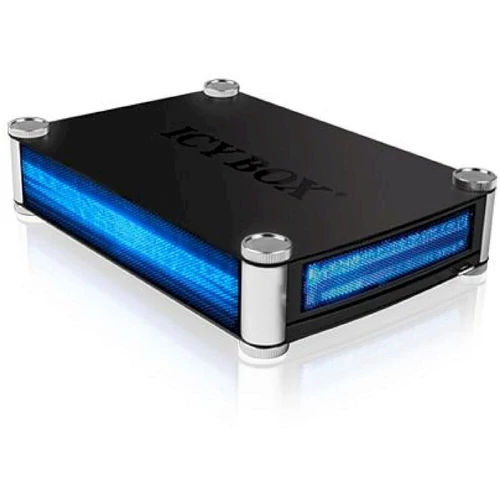 RaidSonic IcyBox IB-550STU3S 3.5" / 5.25" USB 3.0 Külső HDD / Optikai meghajtó ház Fekete