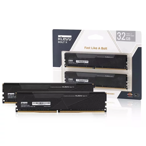 KLEVV Bolt X DDR4 32GB (2x16GB) 3600MHz KD4AGUA80-36A180U Memória