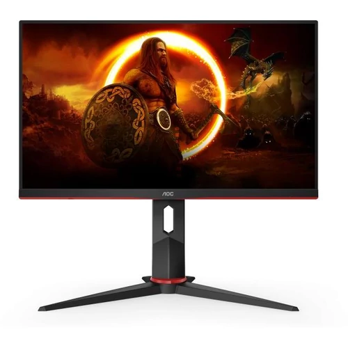 AOC 24G2ZU/BK Gaming monitor, IPS, 23.8”, Full HD, 240Hz, 0.5 ms, Freesync Premium, hangszóró, ergonóm kialakítás, HDMI, DP