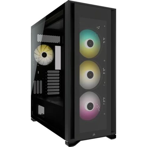 Corsair iCUE 7000X RGB Tempered Glass Fekete Számítógépház (CC-9011226-WW) 