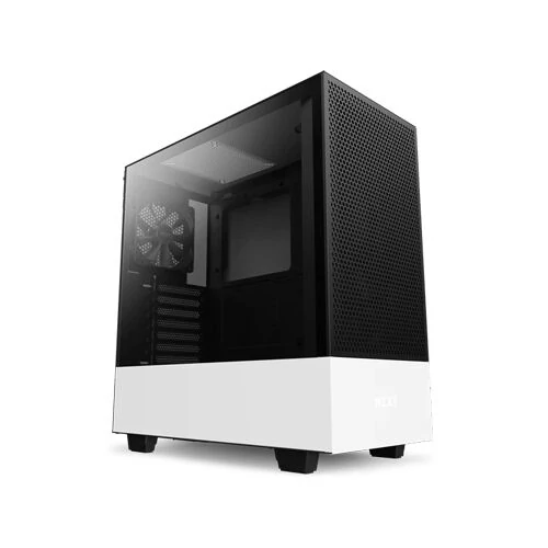 NZXT H510 Flow (CA-H52FW-01) Matt Fekete-Fehér Számítógépház