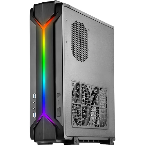 SilverStone SST-RVZ03B RAVEN ARGB Mini-ITX Fekete slim számítógépház