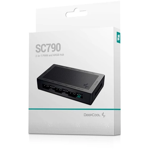 Deepcool SC790 PWM és RGB vezérlő hub (R-SC790-BKNSNN-G)