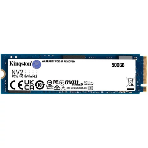 Kingston NV2 500GB M.2 PCIe NVMe (SNV2S/500G) PCIe 4.0 SSD