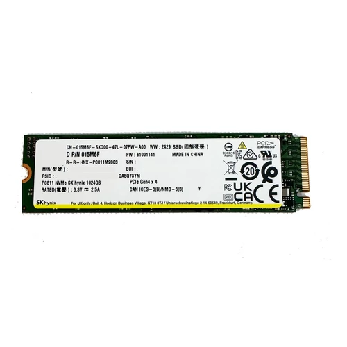 SK Hynix PC811 1TB NVMe M.2 PCIe Gen4x4 2280 SSD (7000-6500MB/s)