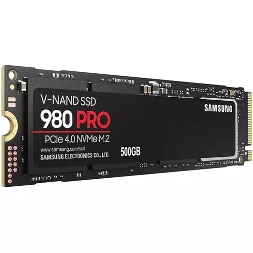 Samsung 980 PRO 500GB M.2 PCIe NVMe SSD (MZ-V8P500BW) 