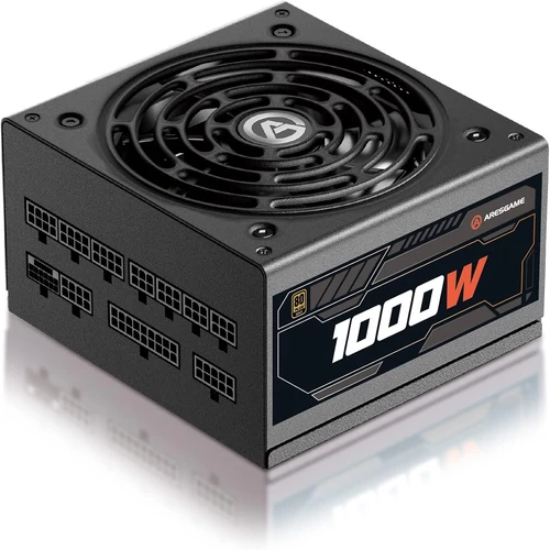 ARESGAME 1000W (AGT1000) 80+ Gold Modularáris Tápegység