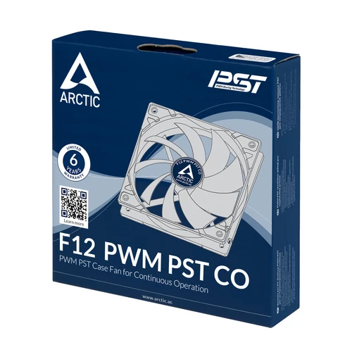 ARCTIC F12 PWM PST CO 120mm PC Ventilátor Szürke
