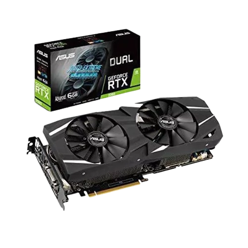 ASUS GeForce RTX 2060 OC 6GB DDR6 (DUAL-RTX2060-A6G) Videokártya