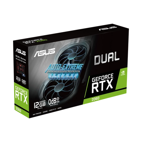 ASUS GeForce RTX 2060 12GB GDDR6 (DUAL-RTX2060-12G-EVO) Videokártya
