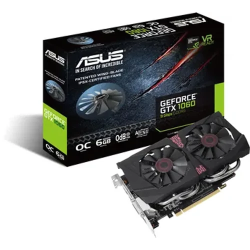 ASUS GeForce GTX 1060 OC 9Gbps 6GB GDDR5 192bit (GTX1060-O6G-9GBPS) Videokártya