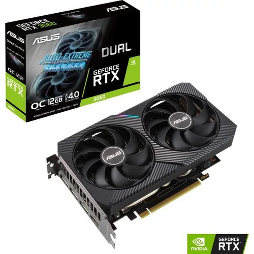ASUS GeForce RTX 3060 12GB Dual V2 OC GDDR6 192bit (DUAL-RTX3060-O12G-V2) Videokártya