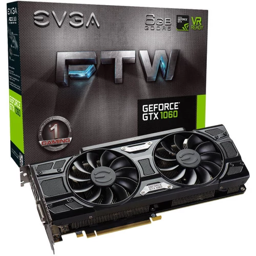 EVGA GeForce GTX 1060 FTW GAMING ACX 3.0 6GB GDDR5 192bit (06G-P4-6268-KR) Videokártya