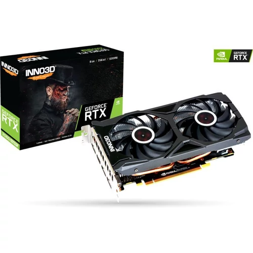 Inno3D GeForce RTX 2060 SUPER TWIN X2 OC 8GB GDDR6 (N206S2-08D6X-1710VA15LB) Videokártya
