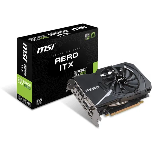 MSI GeForce GTX 1060 6GB GDDR5 192bit (GTX 1060 AERO ITX 6G OC) Videokártya