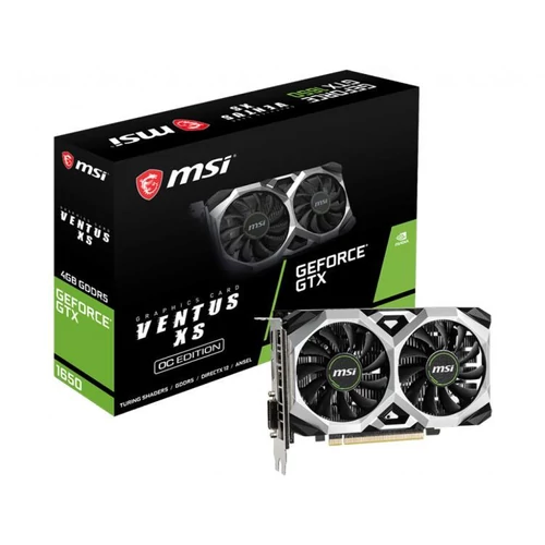 MSI GeForce GTX 1650 VENTUS XS OC 4GB GDDR5 128bit (V809-3060R) Videokártya