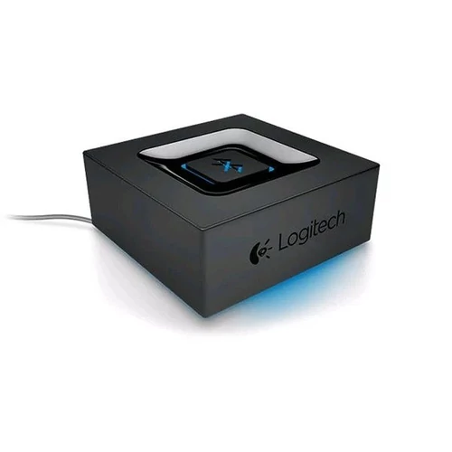 Logitech Bluetooth audio adapter (980-000912), Vezeték Nélküli, 3, 5mm Jack/RCA, Max 15m, fekete-kék (980-000912)