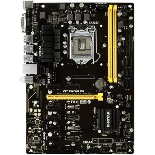 Biostar TB250-BTC alaplap, B250, Dual DDR4-2400, DVI, SATA3, ATX