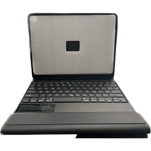 Jelly Comb háttérvilágítású billentyűzet tok -  iPad Pro 2020 10.2 / iPad 2019 10.2 hüvelykes készülékhez, iPad Air 2019 (3. generáció), iPad Pro 10.5 2017, QWERTZ billentyűzet védőtokkal/ceruzatartóval, fekete