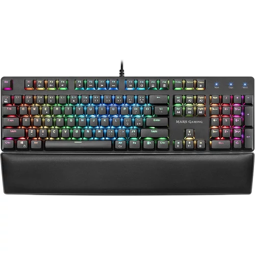 Mars Gaming MK5BPT Mechanikus RGB Billentyűzet BLUE Switch