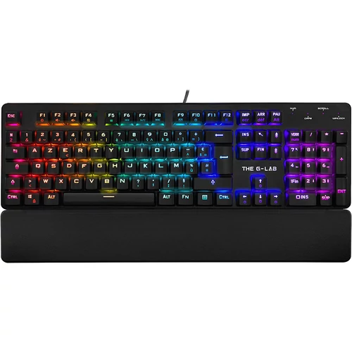 THE G-LAB  KEYZ RUBIDIUM RGB Mechanikus Gamer Billentyűzet (Red Switch)