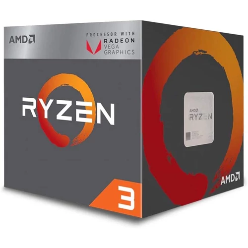 AMD Ryzen 3 2200G 4-Core 3.5GHz AM4 Box with fan and heatsink Processzor