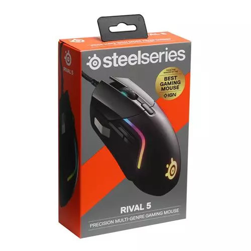 SteelSeries Rival 5 (62551) Gaming egér fekete 
