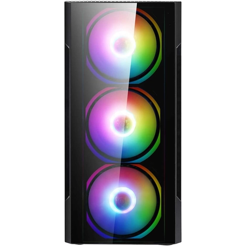 CiT Flash ARGB Tempered Glass / 4db Rainbow RGB Ventivel