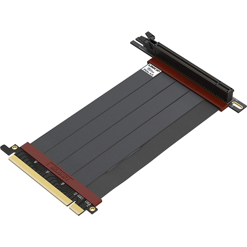  LINKUP - Ultra PCIe 4.0 X16 riser kábel - pajzs bevonat függőleges felfogatás PCI Express Gen4, Univerzális 90 fokos {15cm} 3.0 Gen3 kompatibilis 