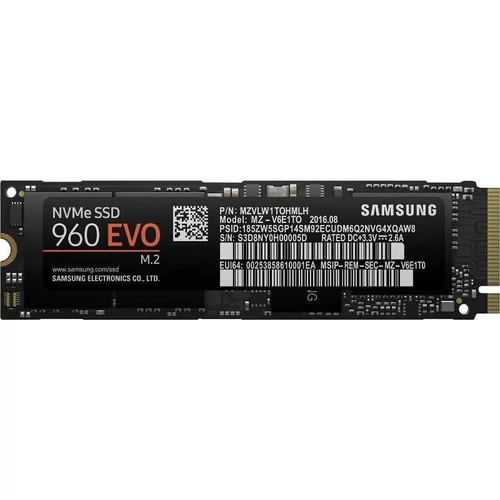 Samsung 960 EVO 500GB M.2 PCIe MZ-V6E500BW SSD