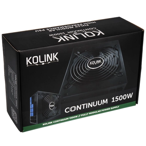 Kolink Continuum 1500W Platinum (KL-C1500PL) moduláris tápegység 