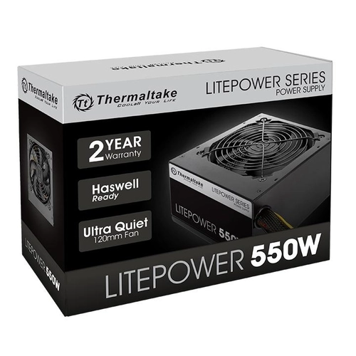 Thermaltake Litepower ATX desktop tápegység 550W BOX