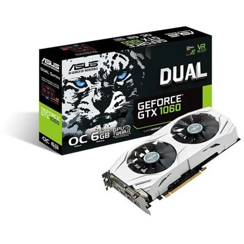 ASUS GeForce GTX 1060 Dual OC 6GB GDDR5 192bit (DUAL-GTX1060-O6G) Videokártya