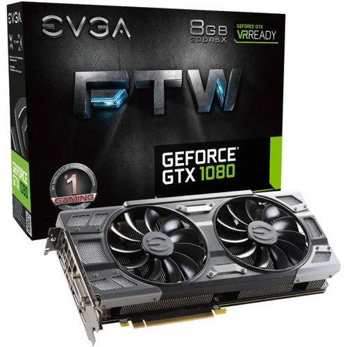 EVGA GeForce GTX 1080 FTW GAMING ACX 3.0 8GB GDDR5X 256bit (08G-P4-6286-KR) Videokártya
