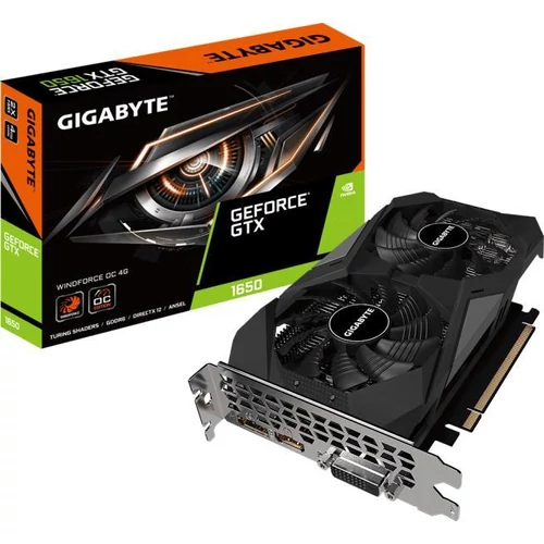 GIGABYTE GeForce GTX 1650 D6 WINDFORCE OC 4GB GDDR6 128bit (GV-N1656WF2OC-4GD) Videokártya