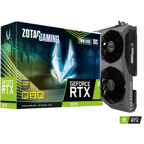 Zotac Gaming Geforce RTX 3070 TWIN EDGE LHR 8GB 256BIT Videókártya