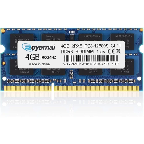 ROYEMAI 4GB 1066MHz DDR3 Notebook Memória 